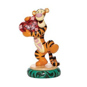 Jim Shore Tigger Holding Heart - Heartfelt Hug